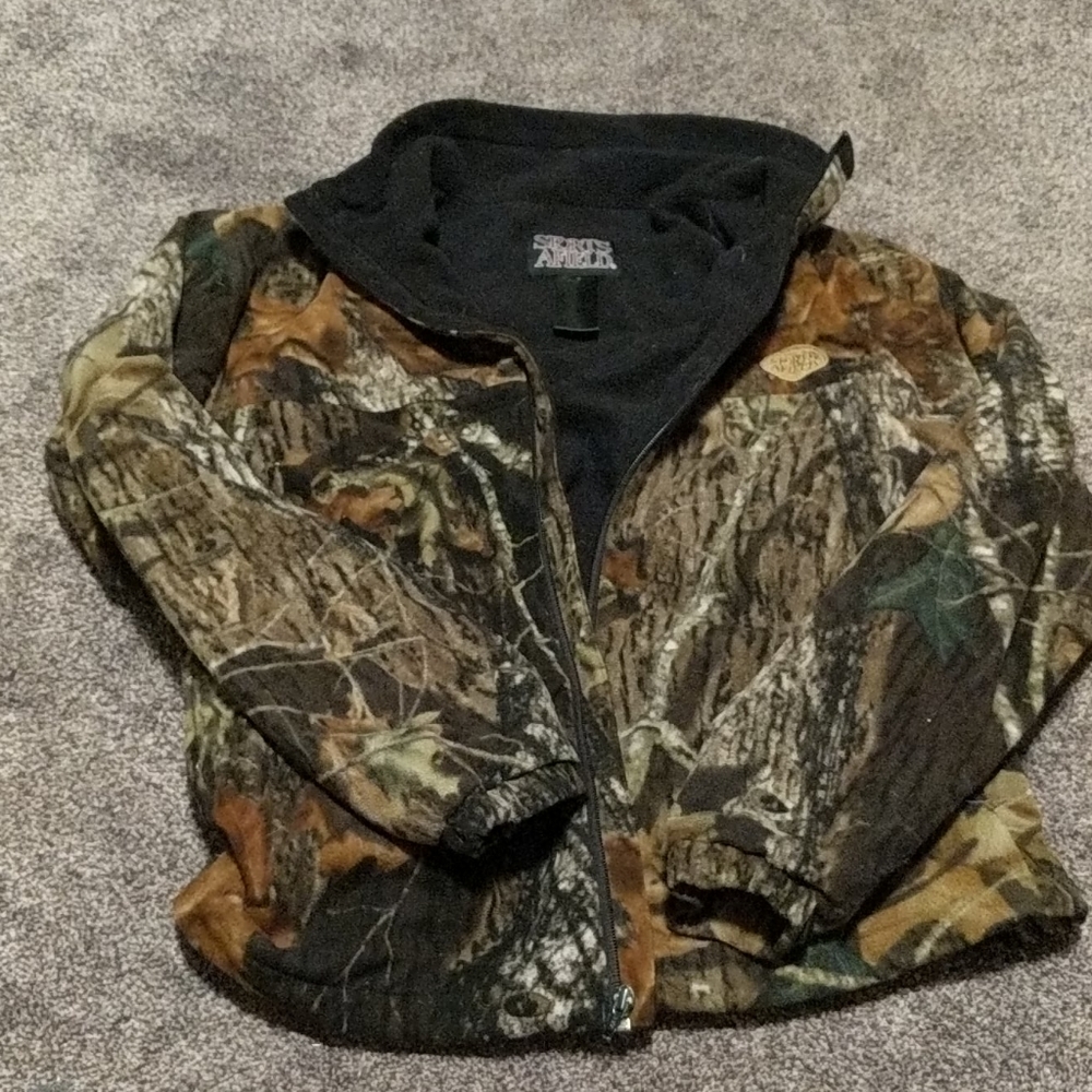 Sports Afield Camo Full Zip Fleece